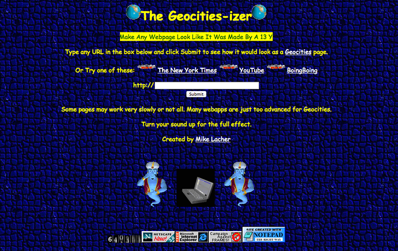 Site antigo